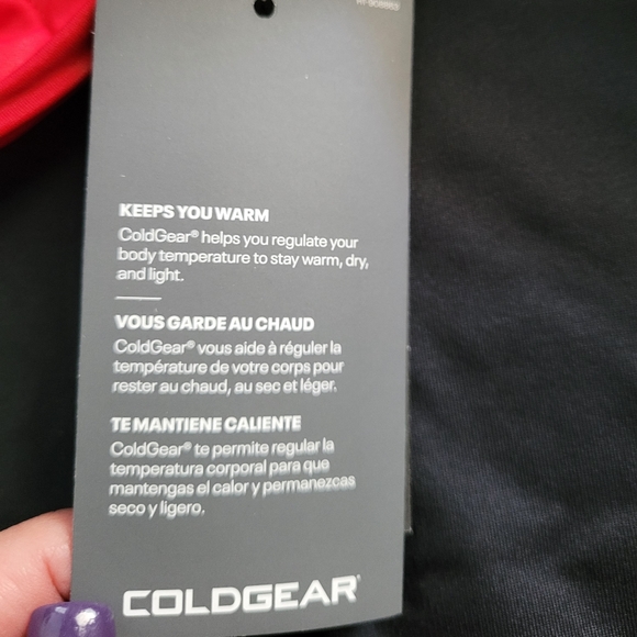 Mens under armour ColdGear Sportsmask Mock Long Sleeve Shirt size XL - Picture 5 of 6